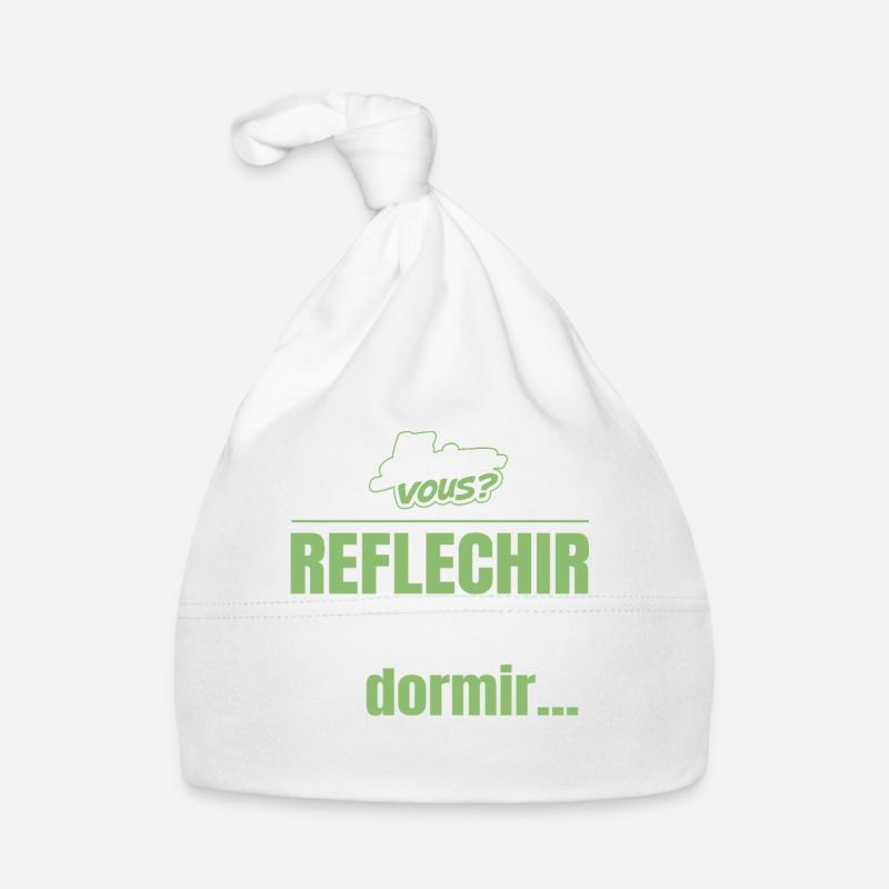 Le saviez-vous ? Réfléchir fatigue plus que dormir Bonnet bio Bébé