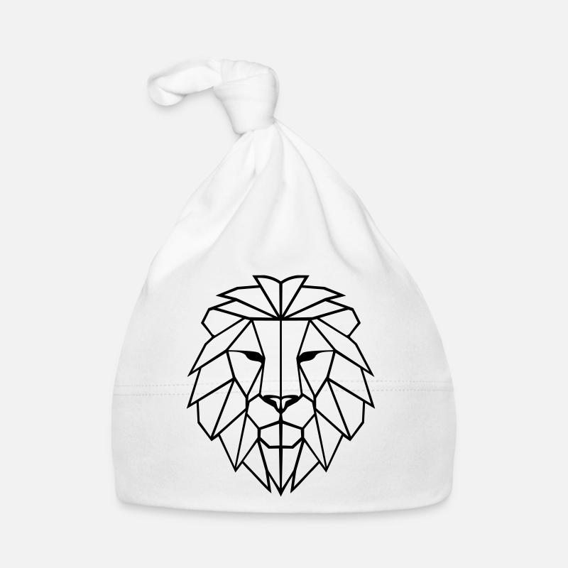 Polygone Lion Bonnet bio Bébé