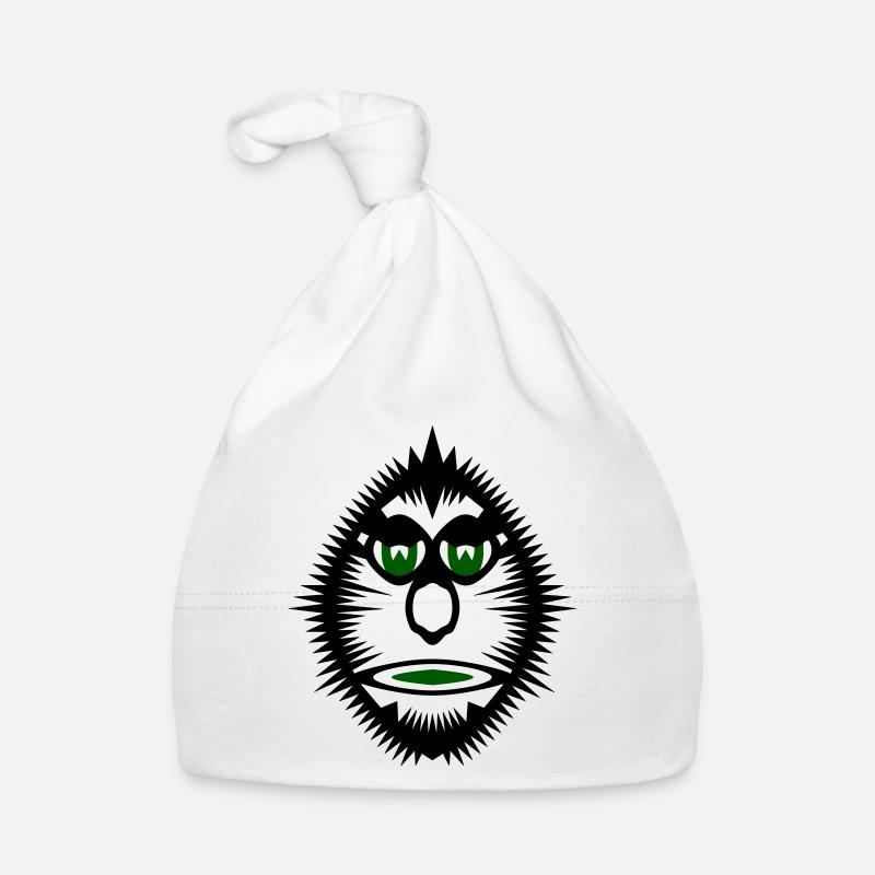 Illustration de visage de chat Visage de chat Bonnet bio Bébé