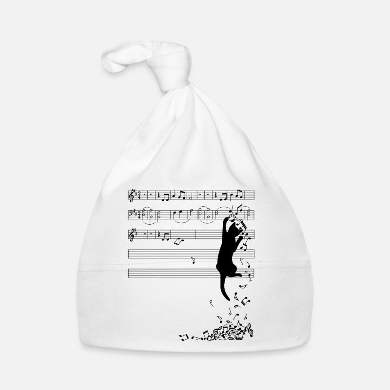 Art musical des chats Bonnet bio Bébé