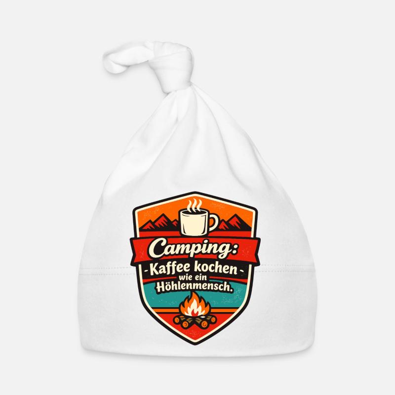 Camper Camping Organic Baby Cap