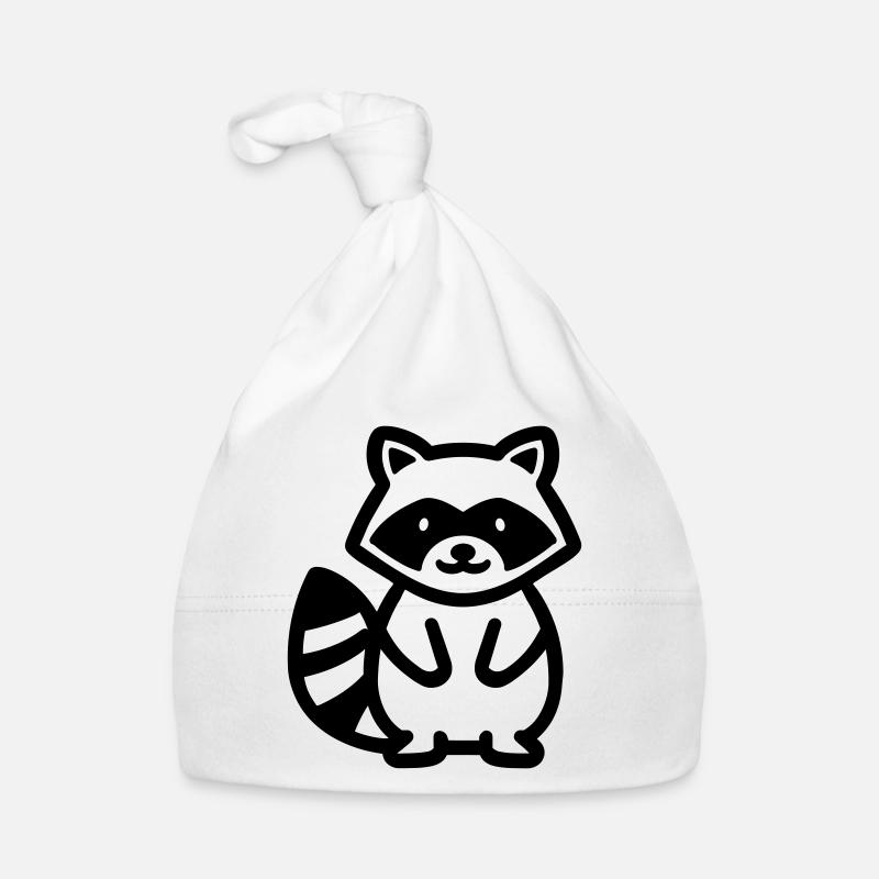 raccoon Organic Baby Cap