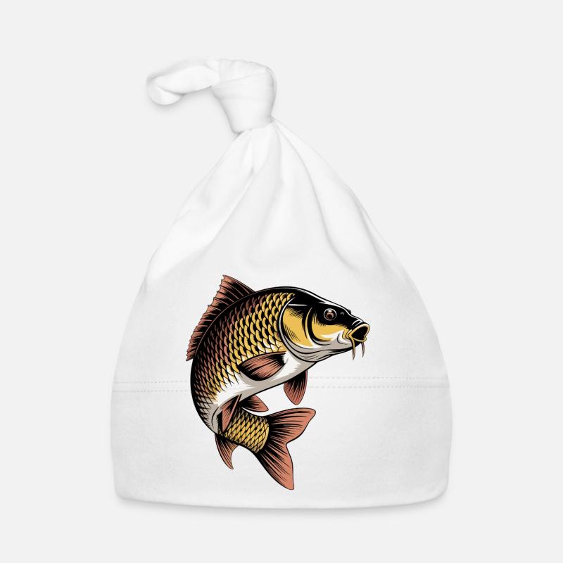 Springender Karpfen  Baby Bio-Mütze
