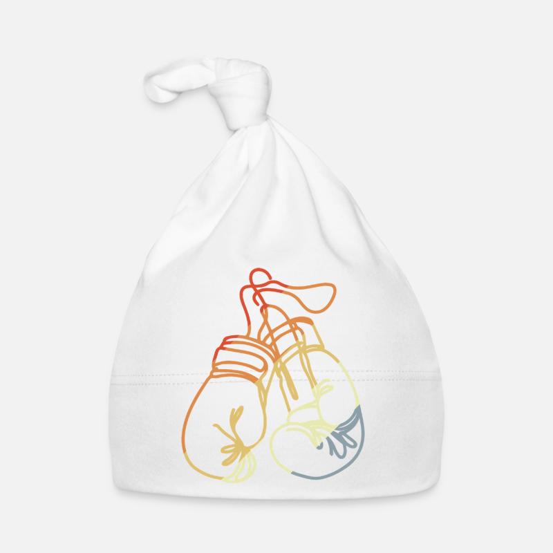 Boxhandschuhe Retro Style Baby Bio-Mütze