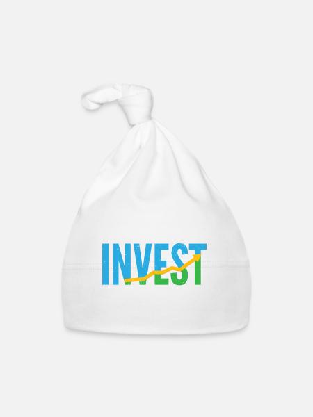 Investment Investor I Trading Eat Sleep Invest - Organic Baby Cap - white - Front