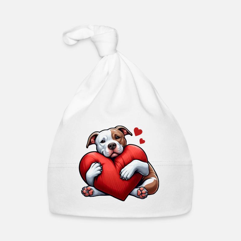 Cadeaux de propriétaire de pitbull Bonnet bio Bébé