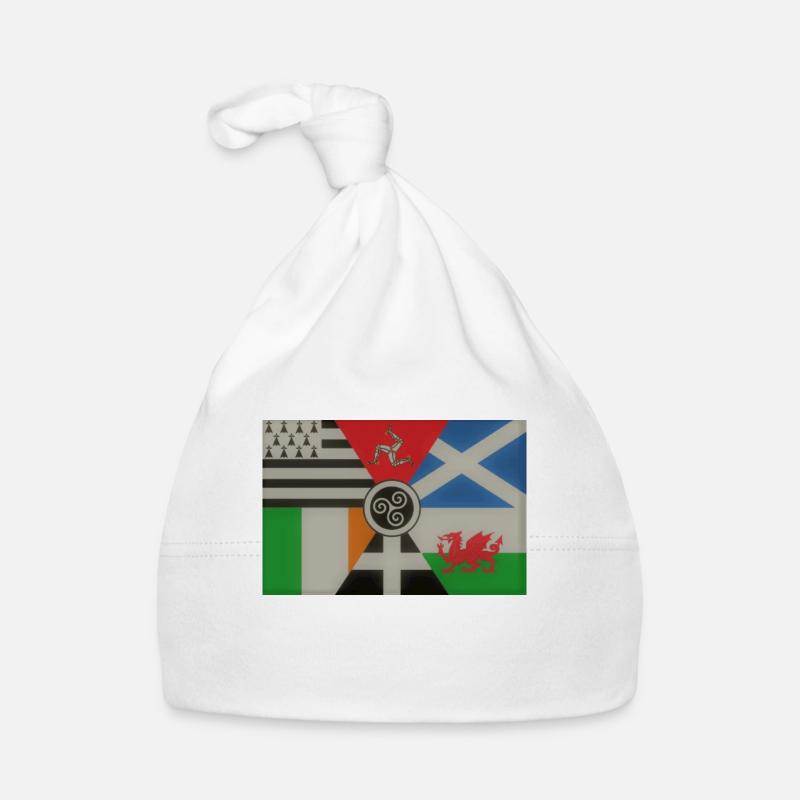 interkeltische Flagge Baby Bio-Mütze