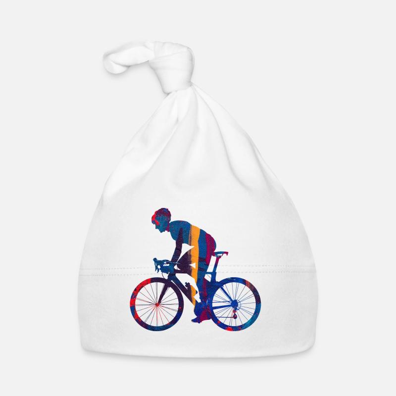 Fahrrad - Baby Bio-Mütze - Weiß
