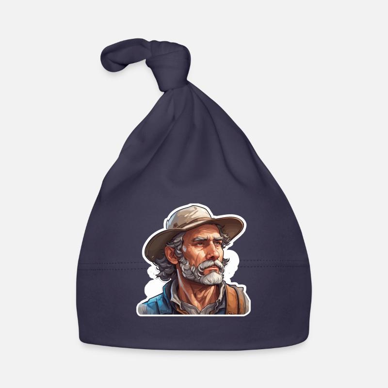 Farmer / Bauer / Ernte / Anbau / Bauernhof / Erde Baby Bio-Mütze