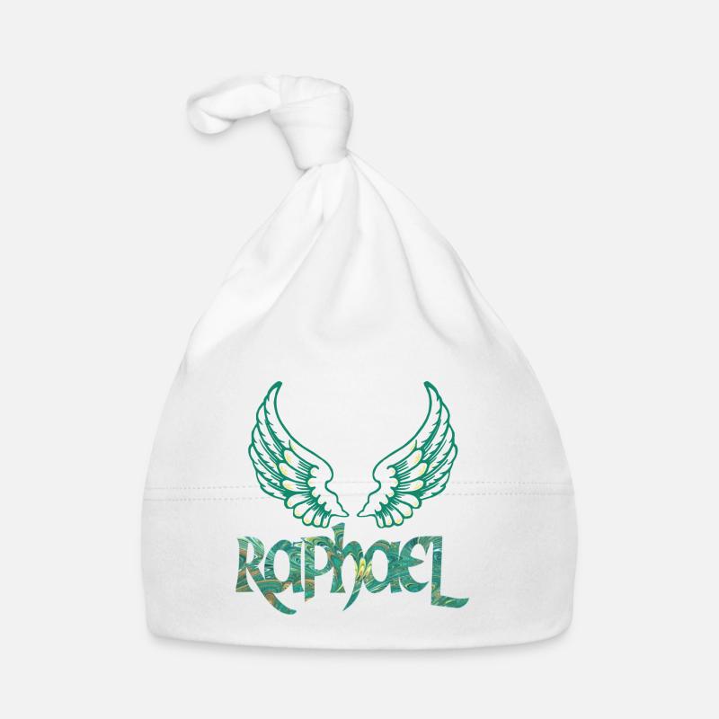 erzengel raphael e 71 - Baby Bio-Mütze - Weiß