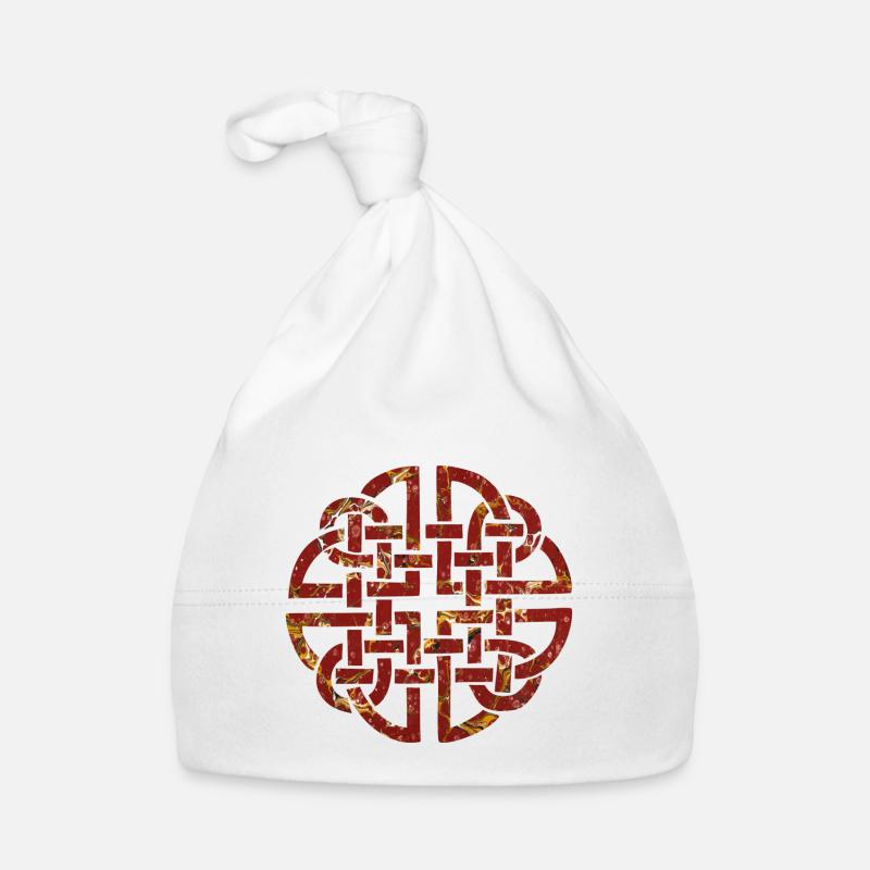 keltischer knoten 8 e 232 Baby Bio-Mütze