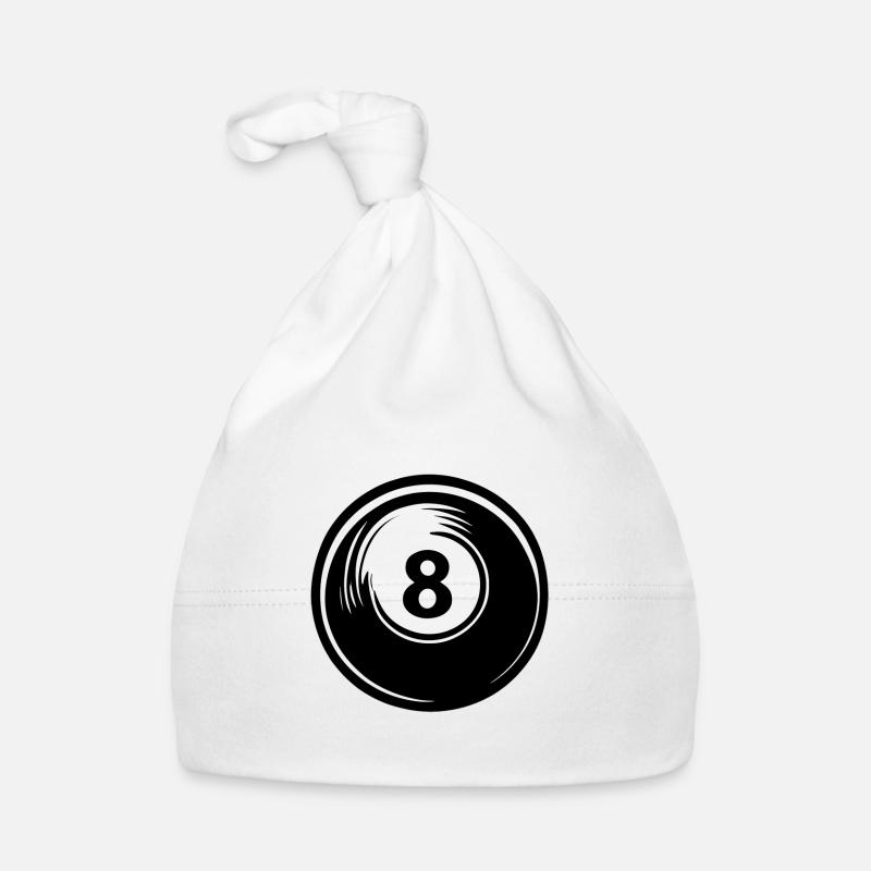 Billiard Table / Billiard Ball / 8 Ball / Pool / Kö Organic Baby Cap