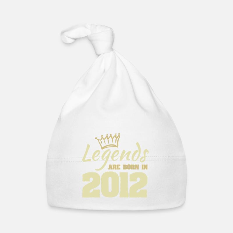 Legends are born in 2012 Organic Baby Cap