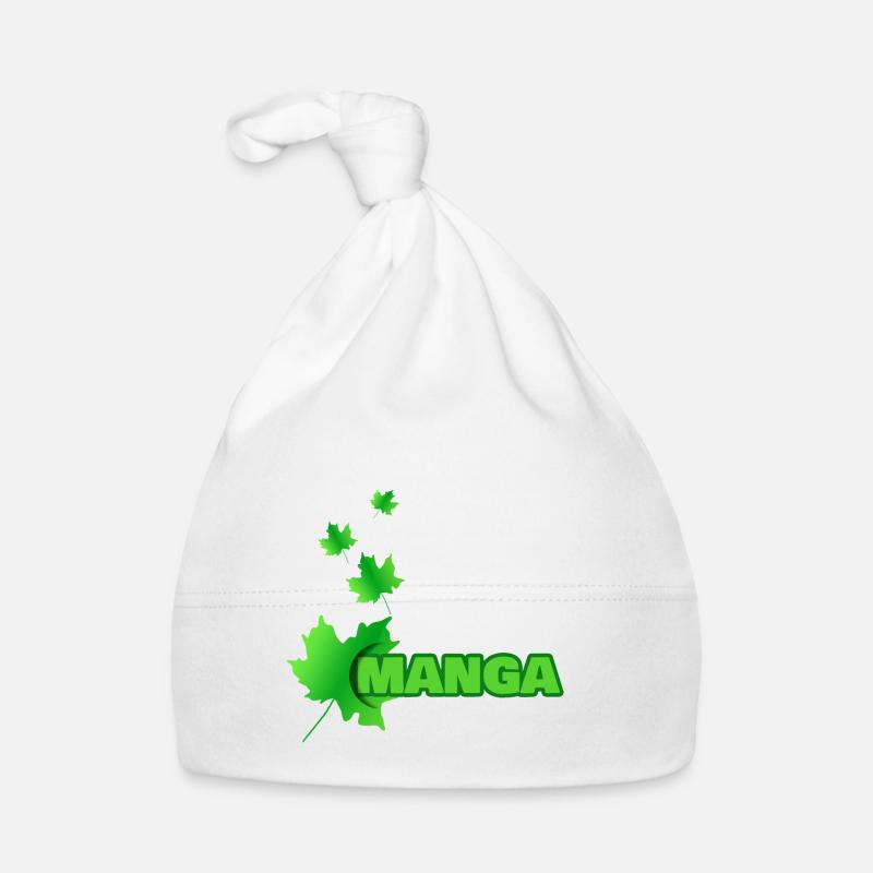 Maple leaf for manga Organic Baby Cap