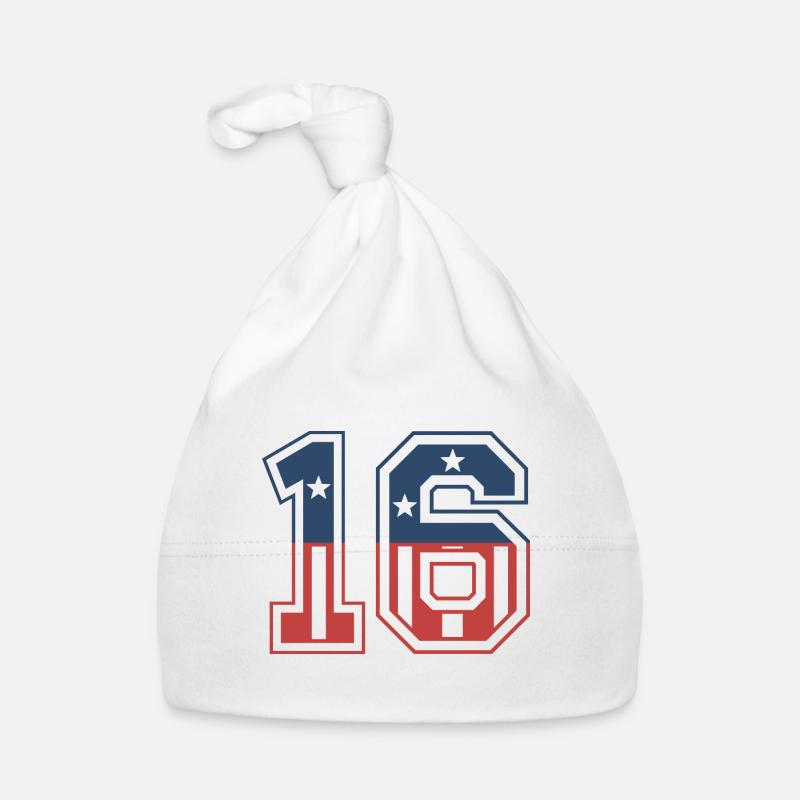 Nummer 16 USA Baby Bio-Mütze