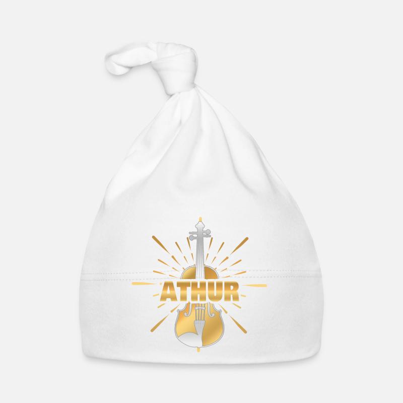 Violin Violin Violinist Athur Organic Baby Cap