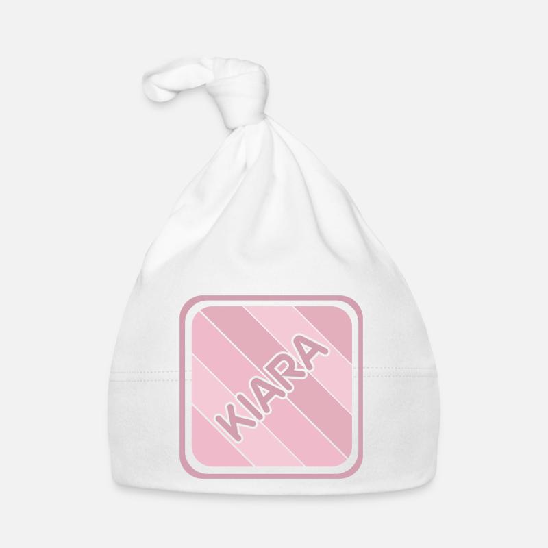 First name Kiara Organic Baby Cap