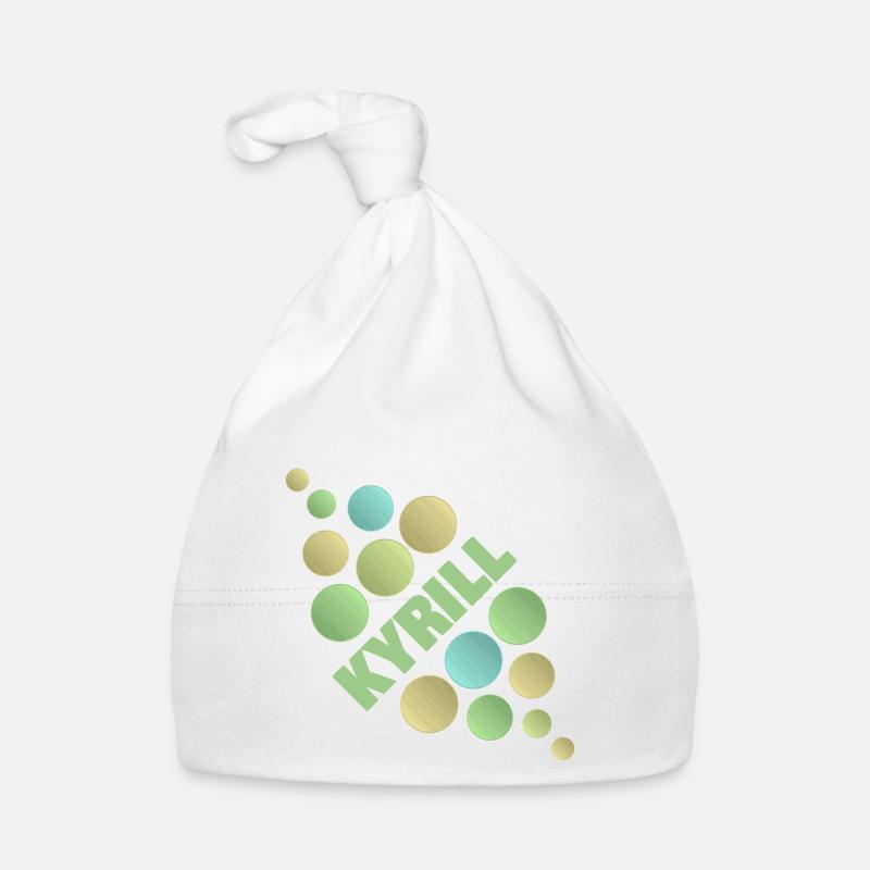 Cyril as a first name Organic Baby Cap