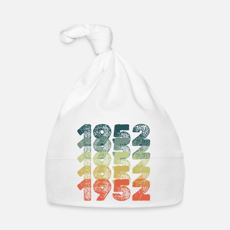 Birthday 1952 Organic Baby Cap