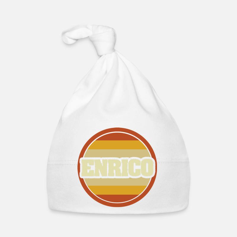 First name Enrico Organic Baby Cap