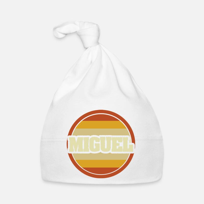 First name Miguel Organic Baby Cap