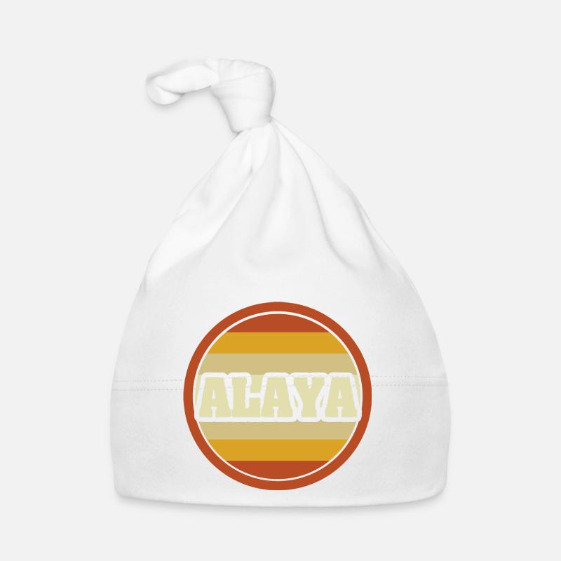 First name Alaya Organic Baby Cap