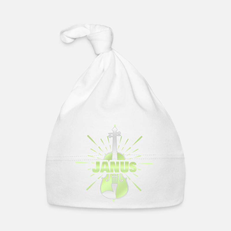 Janus as a string instrument Organic Baby Cap