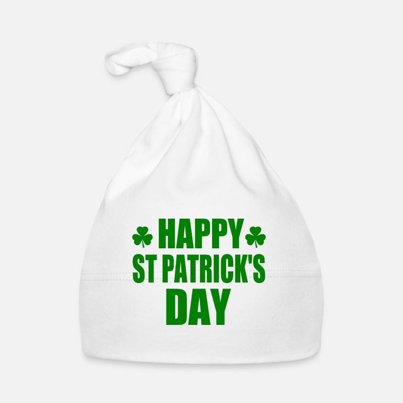happy st patricks day Baby Bio-Mütze