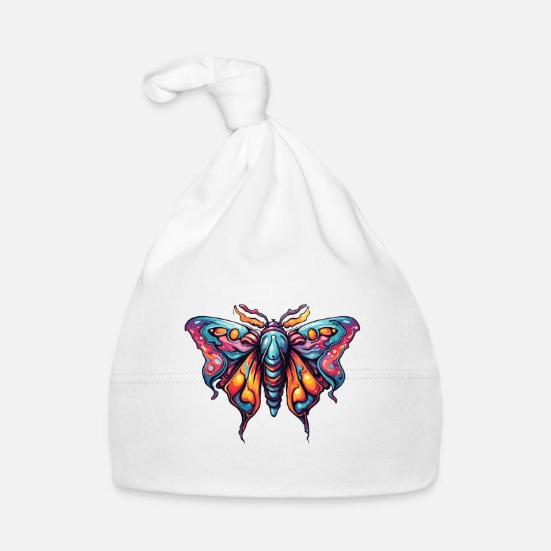 Papillon de nuit / Animal / Insecte / Larve / Ravageur Bonnet bio Bébé