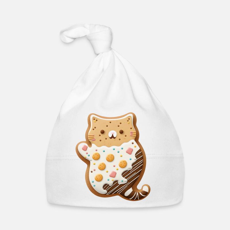 Cat Cookie Organic Baby Cap