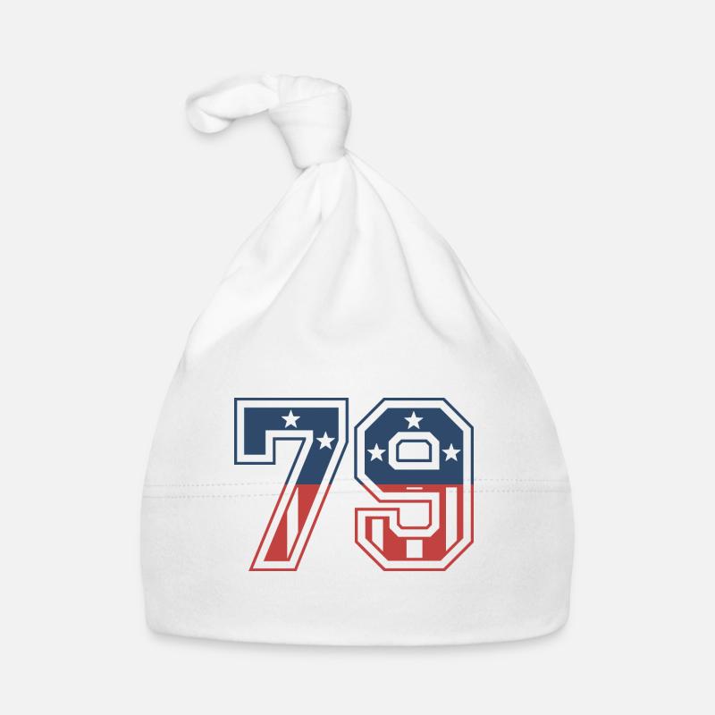 Number 79 USA Organic Baby Cap