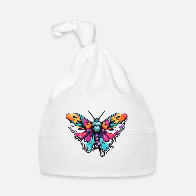 Papillon de nuit / Animal / Insecte / Larve / Ravageur Bonnet bio Bébé