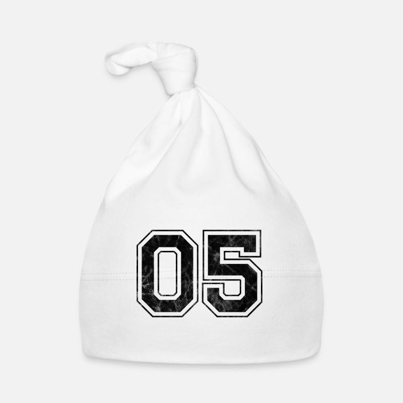 Number 05 Organic Baby Cap