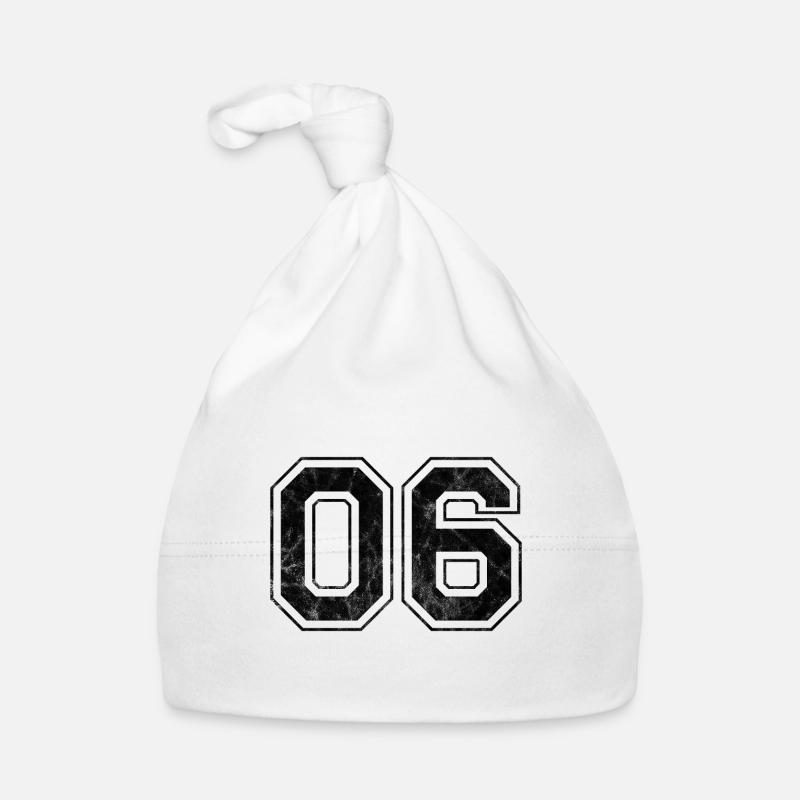 Number 06 Organic Baby Cap