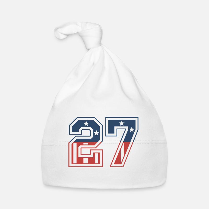 Nummer 27 USA Baby Bio-Mütze