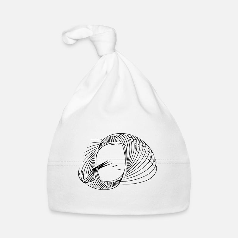 Lignes de cercle géométriques Bonnet bio Bébé