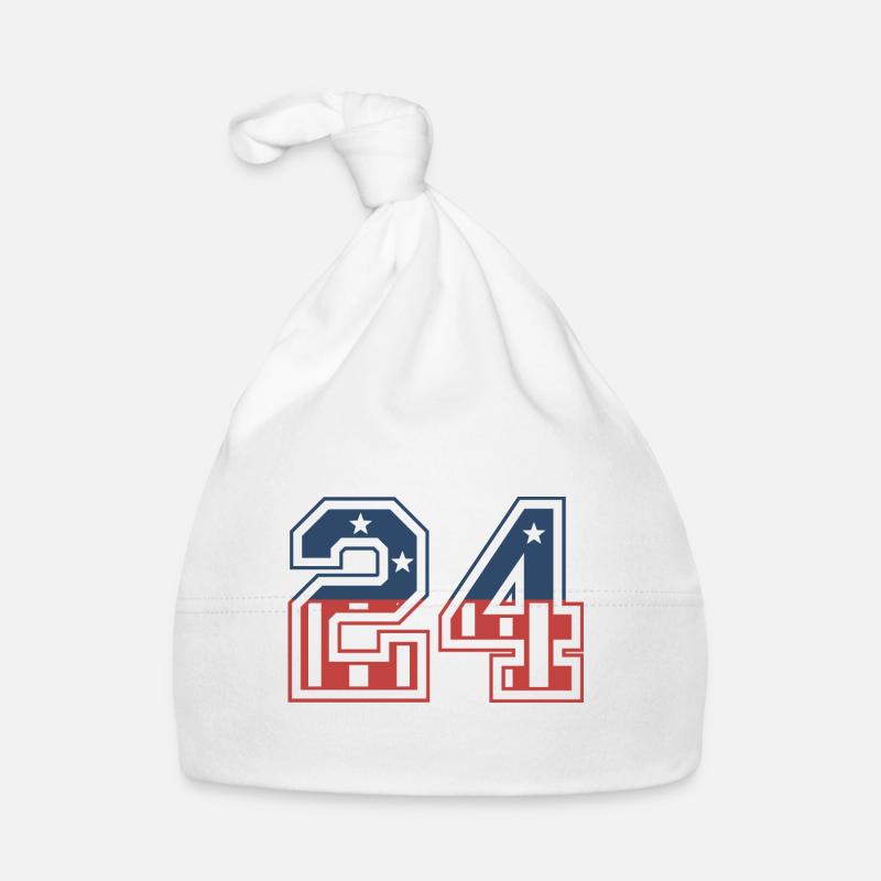Numéro 24 États-Unis Bonnet bio Bébé
