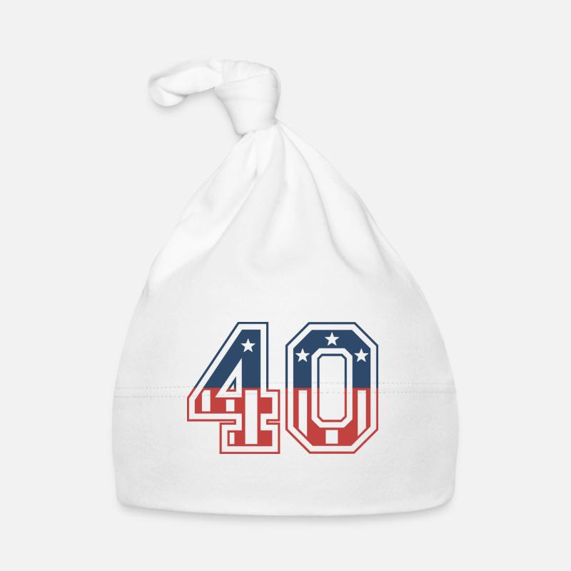 Nummer 40 USA Baby Bio-Mütze