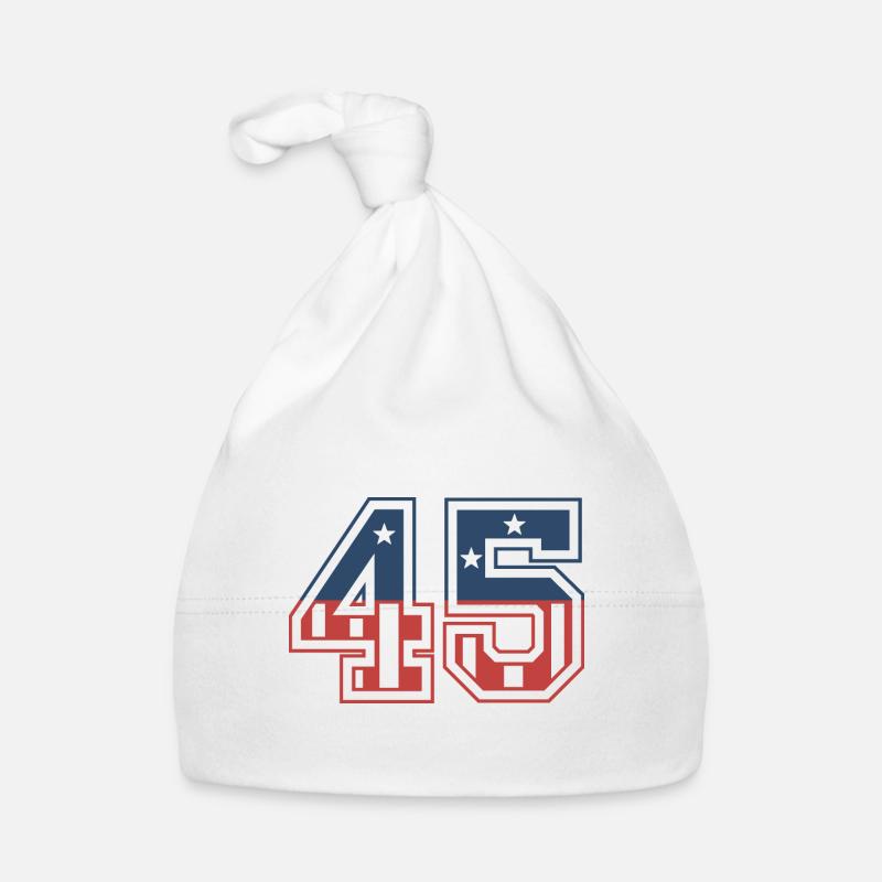 Nummer 45 USA Baby Bio-Mütze