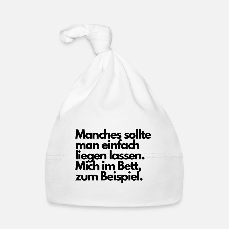 manchmal sollte man was liegenlassen Baby Bio-Mütze