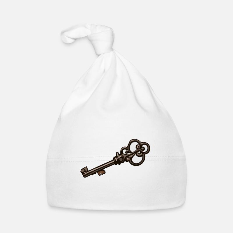 Key / Lock / Locked / Security Organic Baby Cap