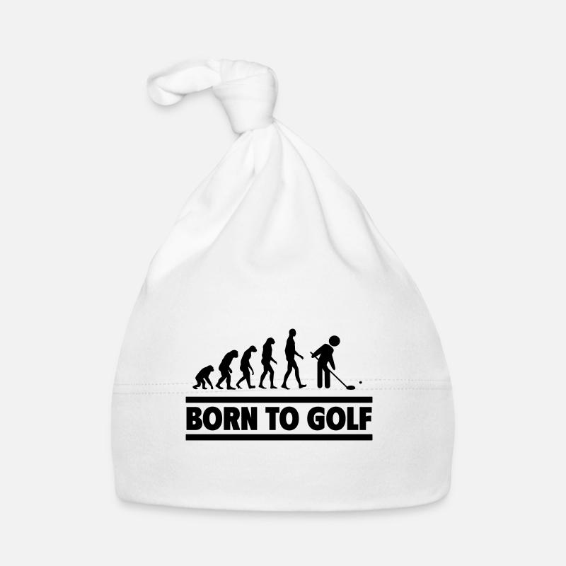 Golf Evolution Perfektes Geschenk für Golfer Baby Bio-Mütze