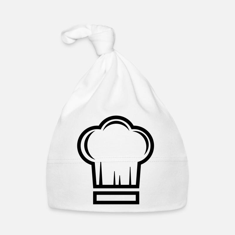 Cuisinier au chapeau de chef Bonnet bio Bébé