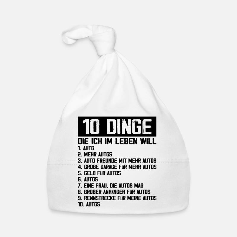 Auto Tuning Schrauber Baby Bio-Mütze