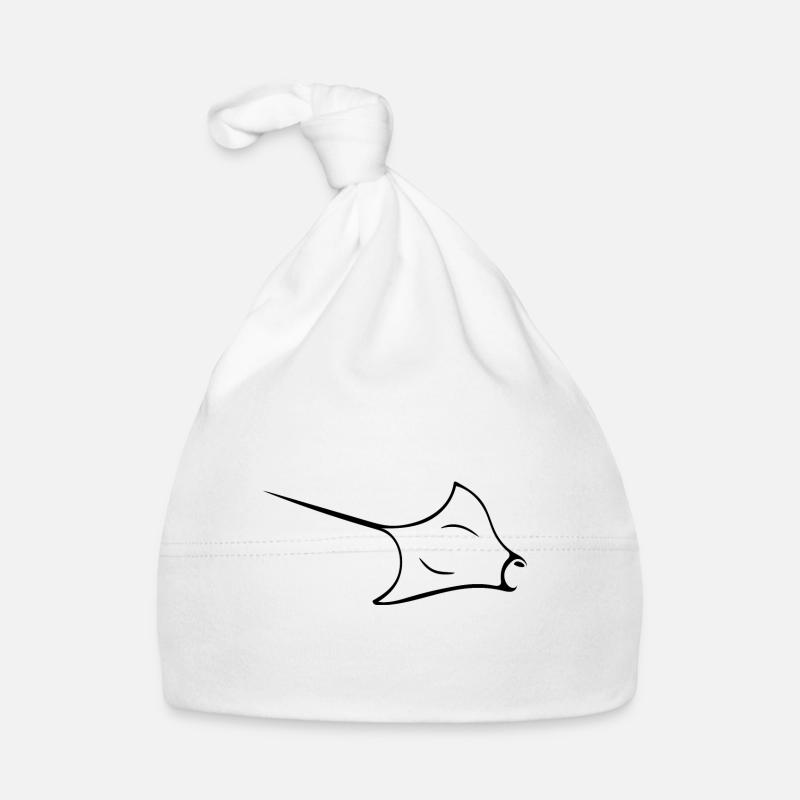 Mantarochen im eleganten Flug Baby Bio-Mütze