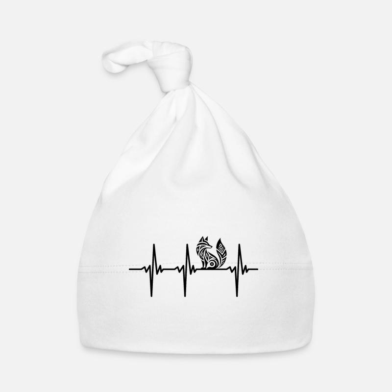 Heartbeat for cunning foxes Organic Baby Cap