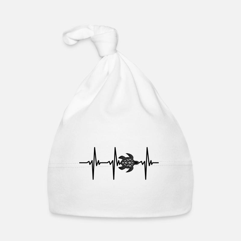 Heartbeat for turtles Organic Baby Cap