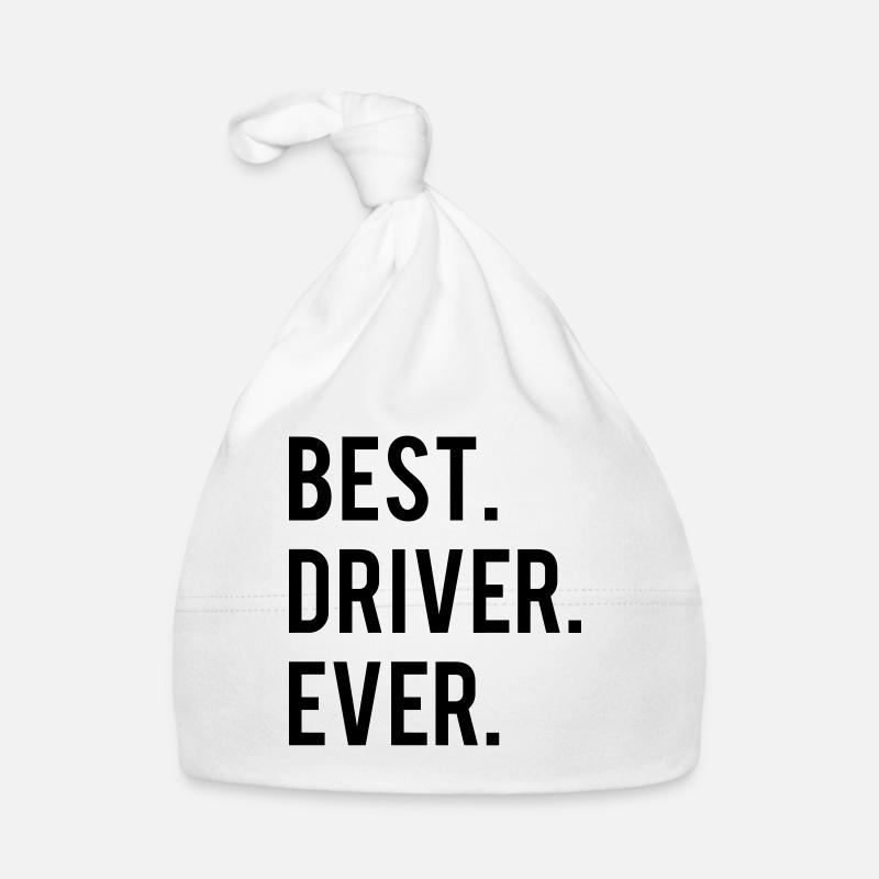 Best Driver Ever Bonnet bio Bébé