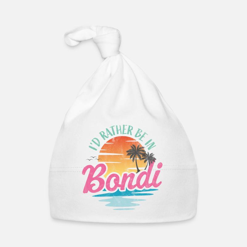 Je préfère être à Bondi Bonnet bio Bébé