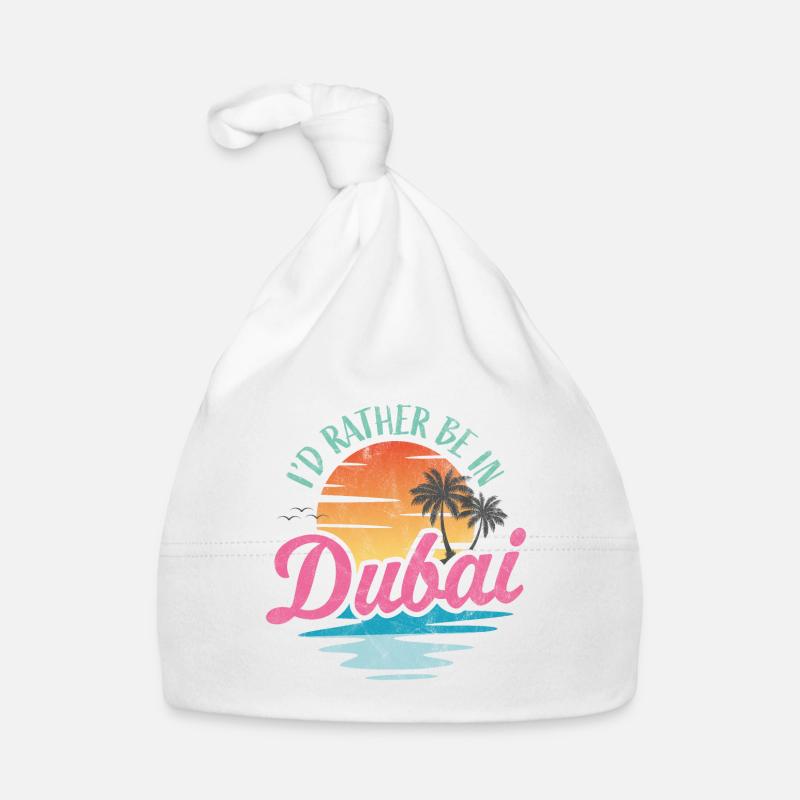 Ich wäre lieber in Dubai Baby Bio-Mütze